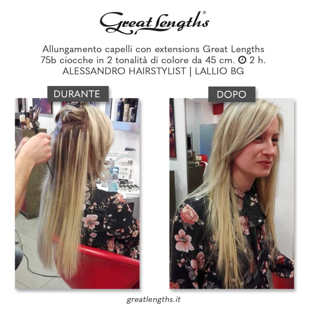 Alessandro Hairstylist | Extensions Great Lengths a Bergamo